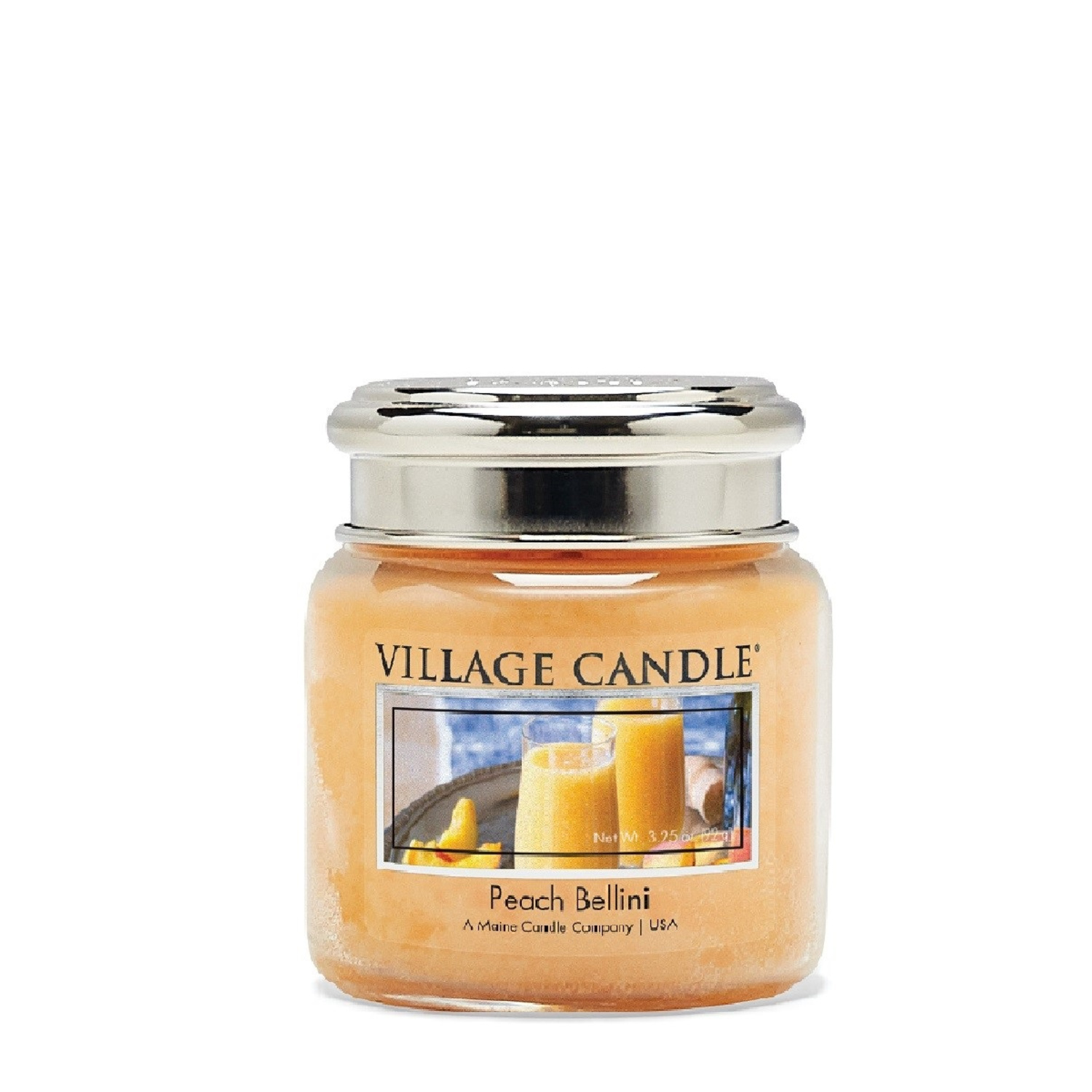 фото Ароматическая свеча village candle "peach bellini", маленькая/4030108