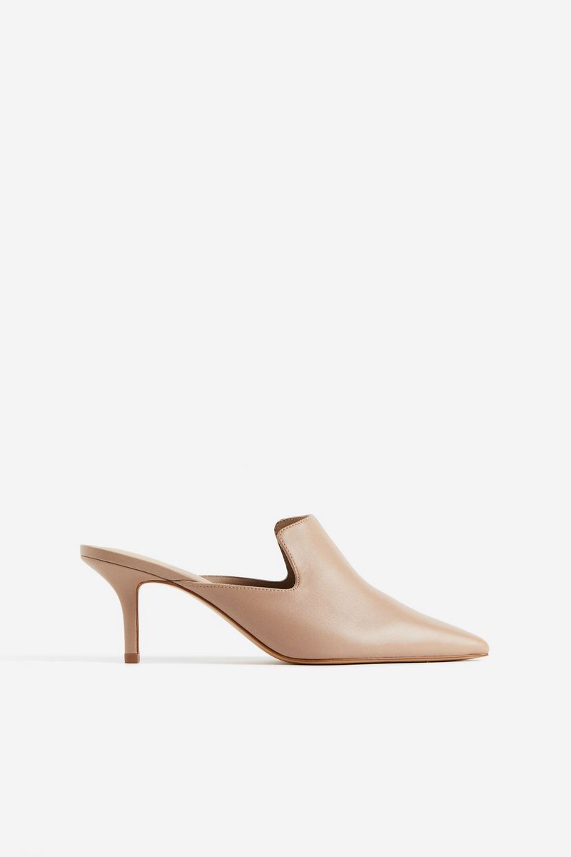

Мюли женские H&M 1208599 бежевые 35 EU, Бежевый, 1208599