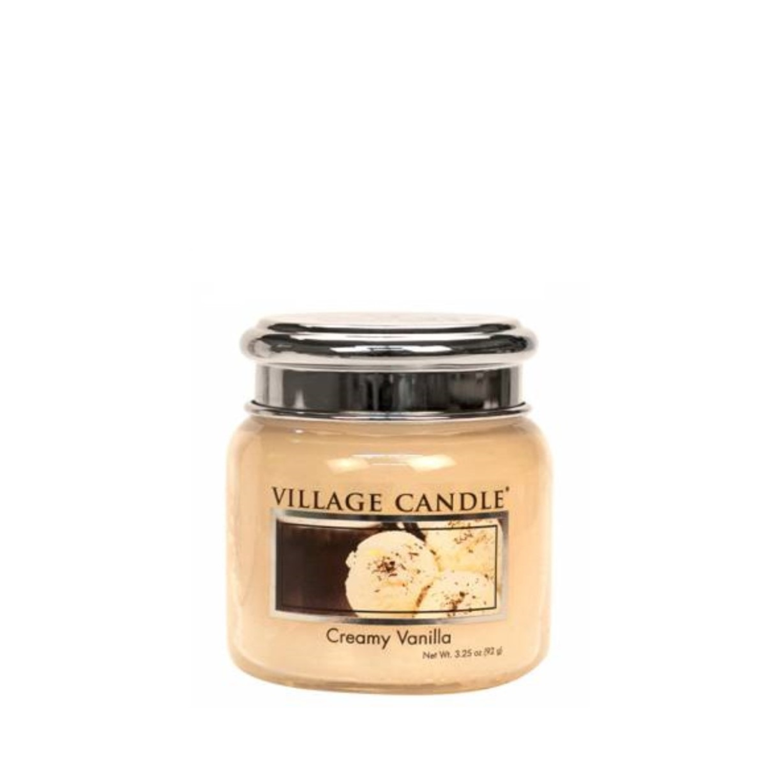 фото Ароматическая свеча village candle "creamy vanilla", маленькая/4030025