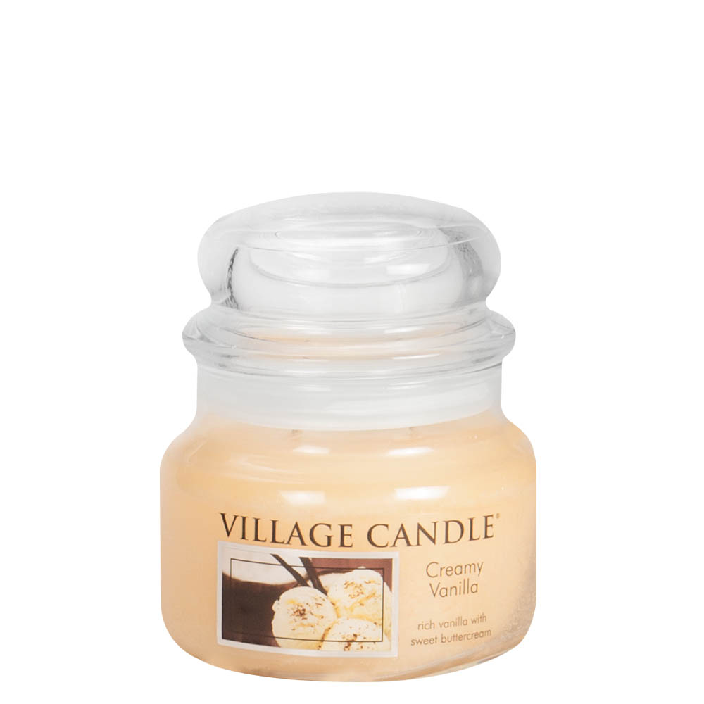 фото Ароматическая свеча village candle "creamy vanilla", маленькая/4030025