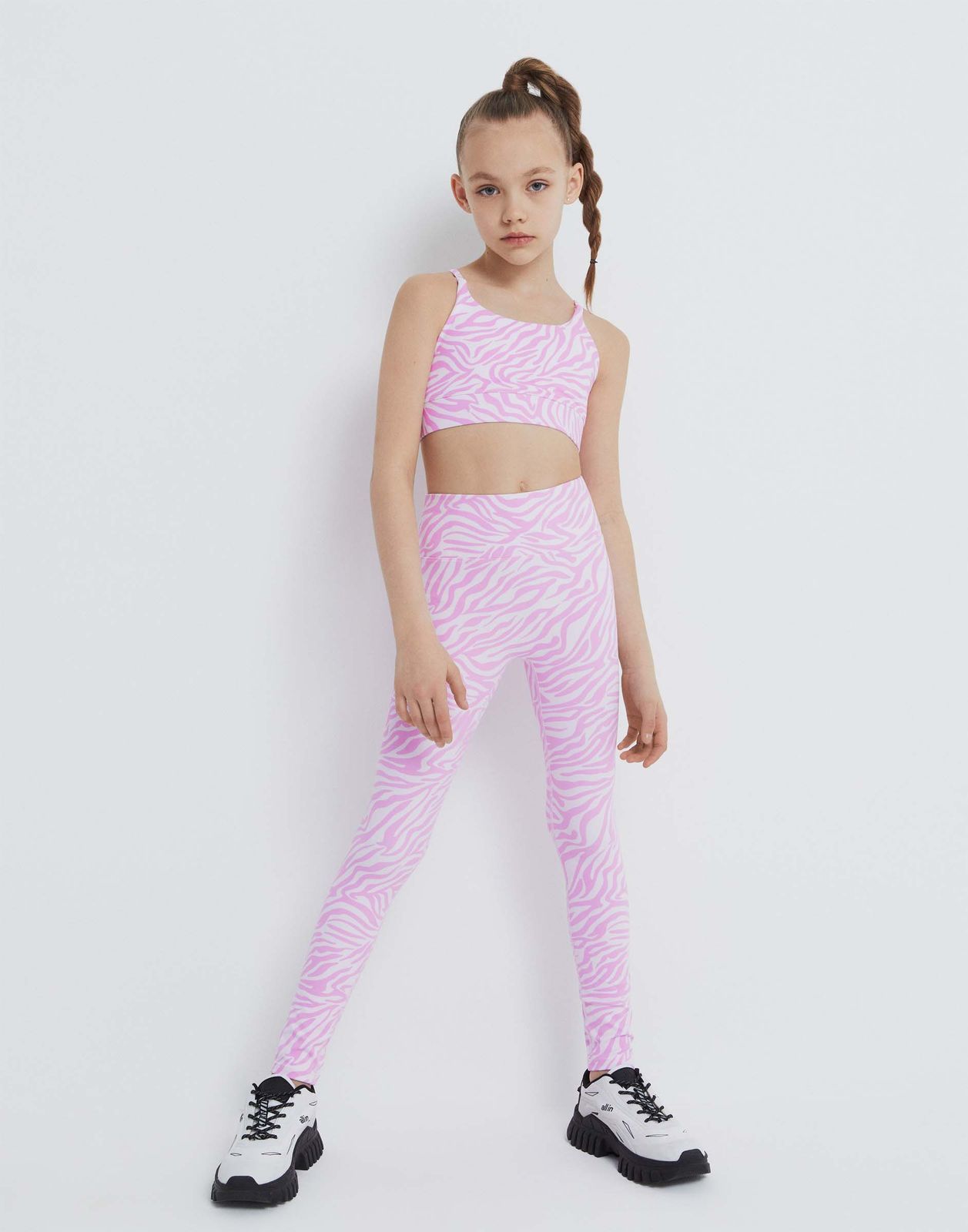 

Спортивные легинсы Gloria Jeans GRT000484 розовый 7-8л/128 для девочки, GRT000484
