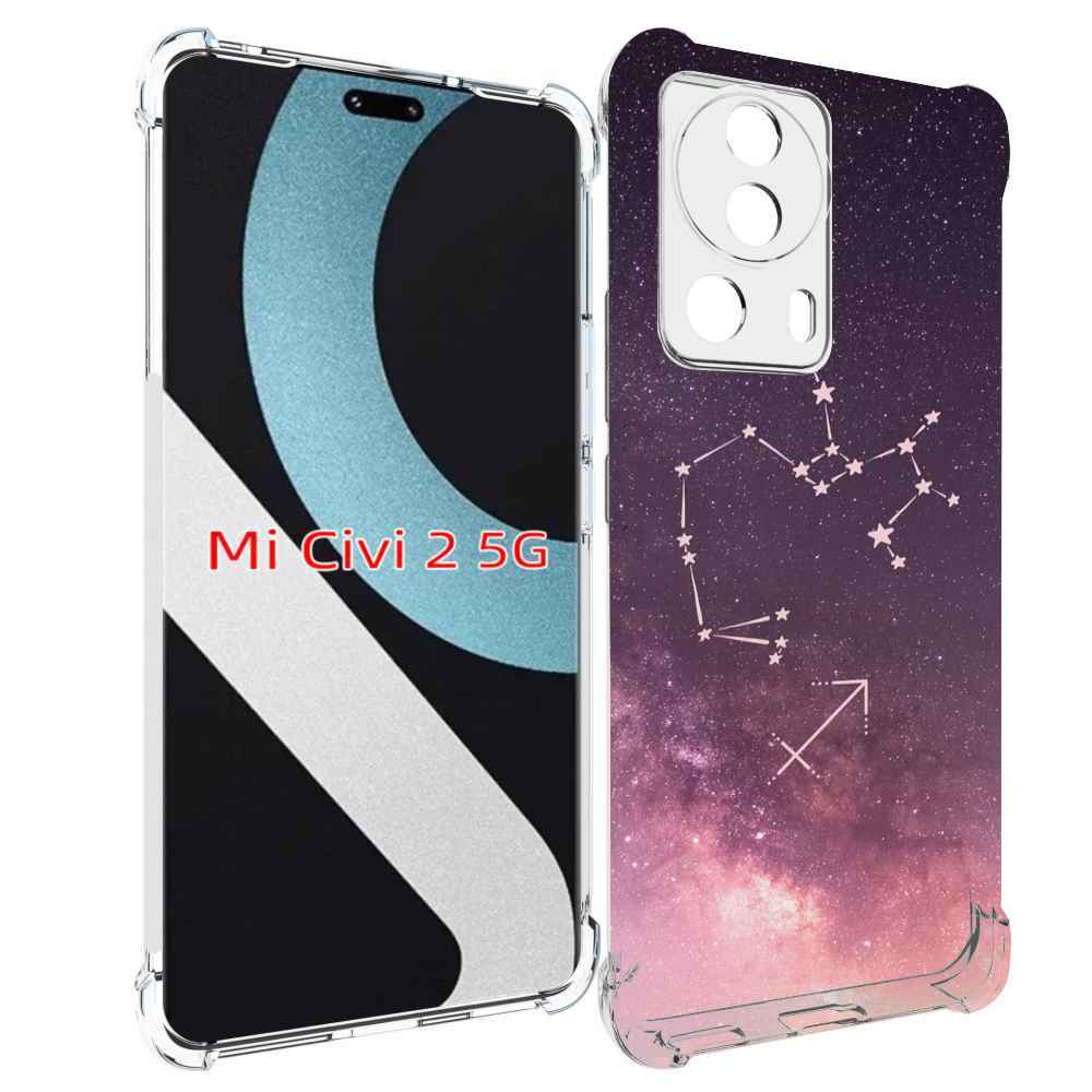 

Чехол MyPads знак-зодиака-стрелец-2 для Xiaomi Civi 2, Прозрачный, Tocco