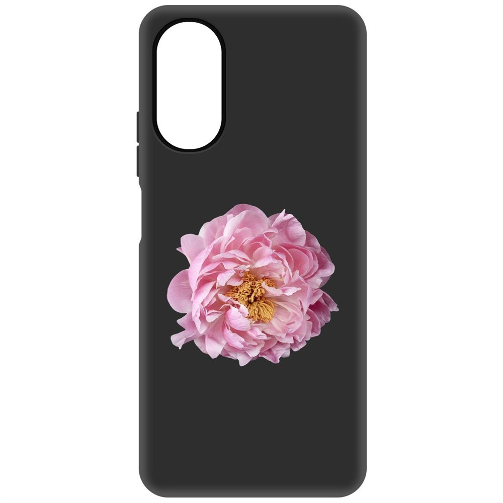 Чехол-накладка Софт Розовый пион для Oppo A17k