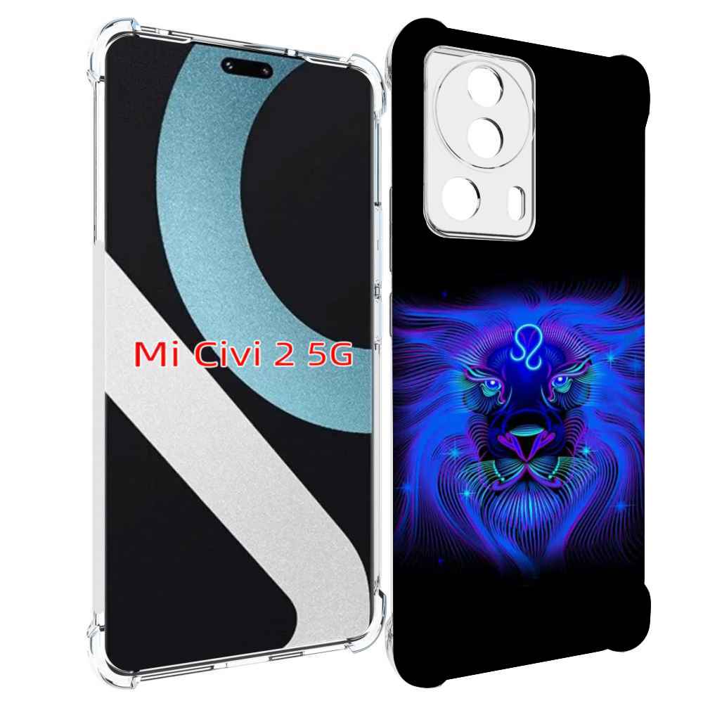 

Чехол MyPads знак-зодиака-лев-3 для Xiaomi Civi 2, Прозрачный, Tocco