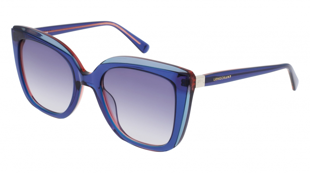 

Солнцезащитные очки женские LONGCHAMP LCH-2465225321424, синий, LCH-2465225321424