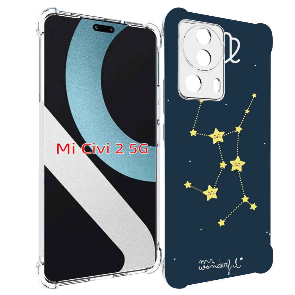 

Чехол MyPads знак-зодиака-дева-3 для Xiaomi Civi 2, Прозрачный, Tocco
