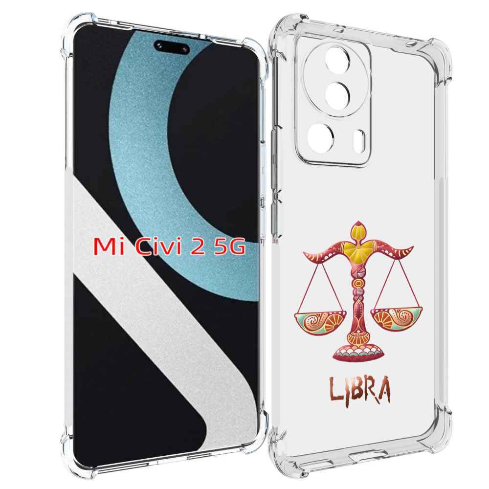 

Чехол MyPads знак-зодиака-весы-8 для Xiaomi Civi 2, Прозрачный, Tocco