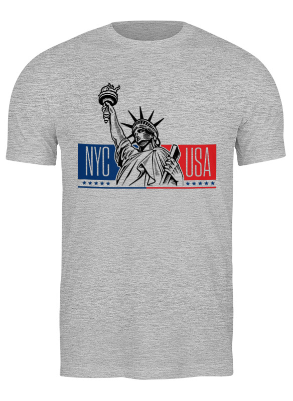 

Футболка мужская Printio New york city 3325436 серая S, Серый, New york city 3325436