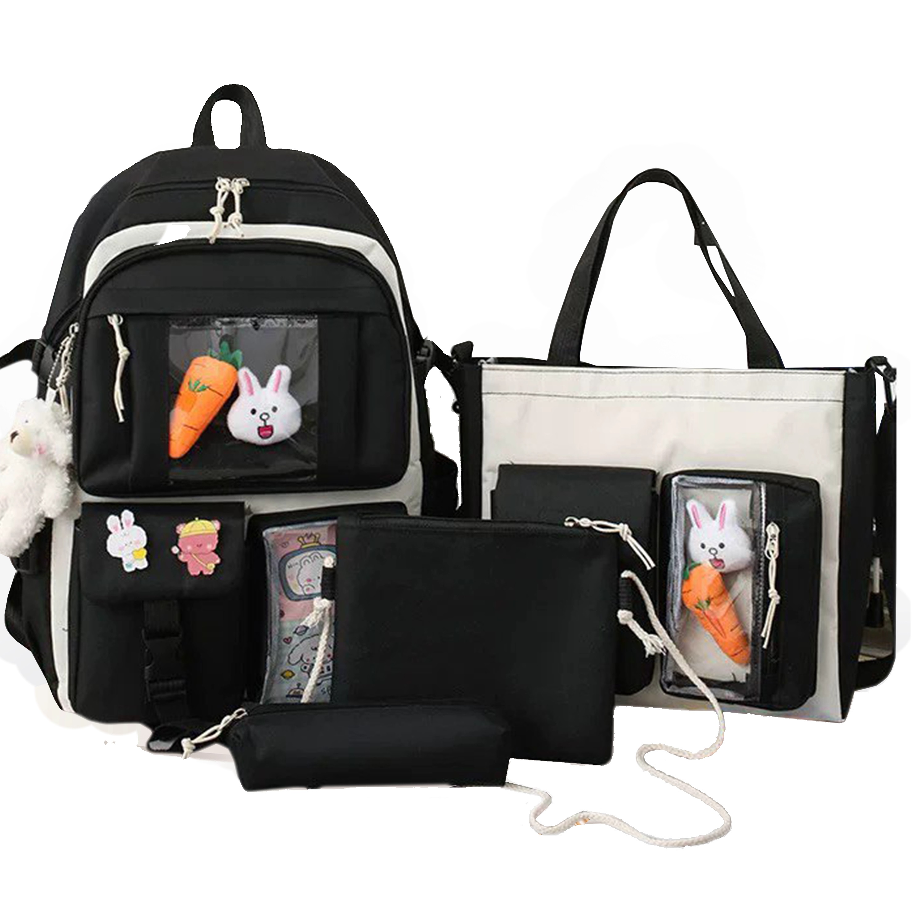 

Комплект унисекс Bubbletop 3002001 Морковь черный, 44х32х15 см, Белый;черный, 3002001 Морковь