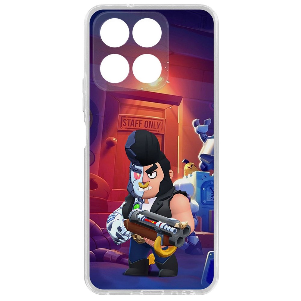 

Чехол-накладка Brawl Stars-Б-800 для Honor X8a, Прозрачный