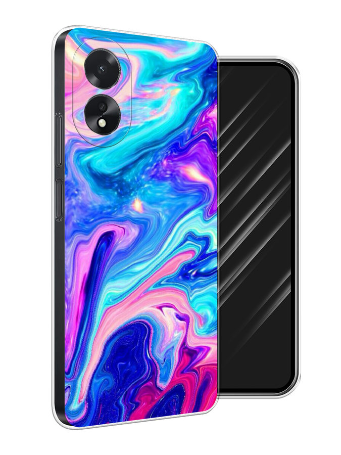 

Чехол Awog на Oppo A18 "Потеки краски", Розовый, 2515450-1