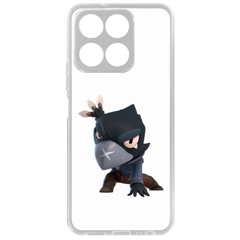 

Чехол-накладка Brawl Stars-Ворон для Honor X8a, Прозрачный