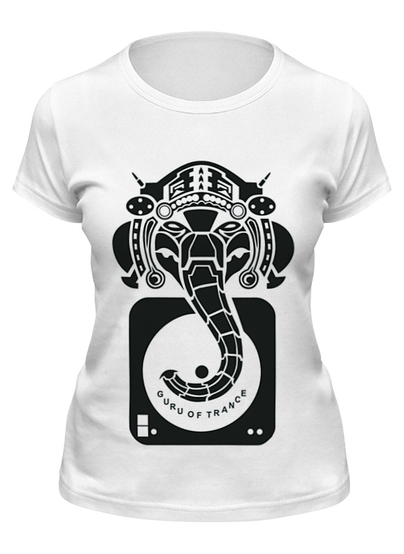 

Футболка женская Printio Guru of trance белая 2XL, Белый, Guru of trance