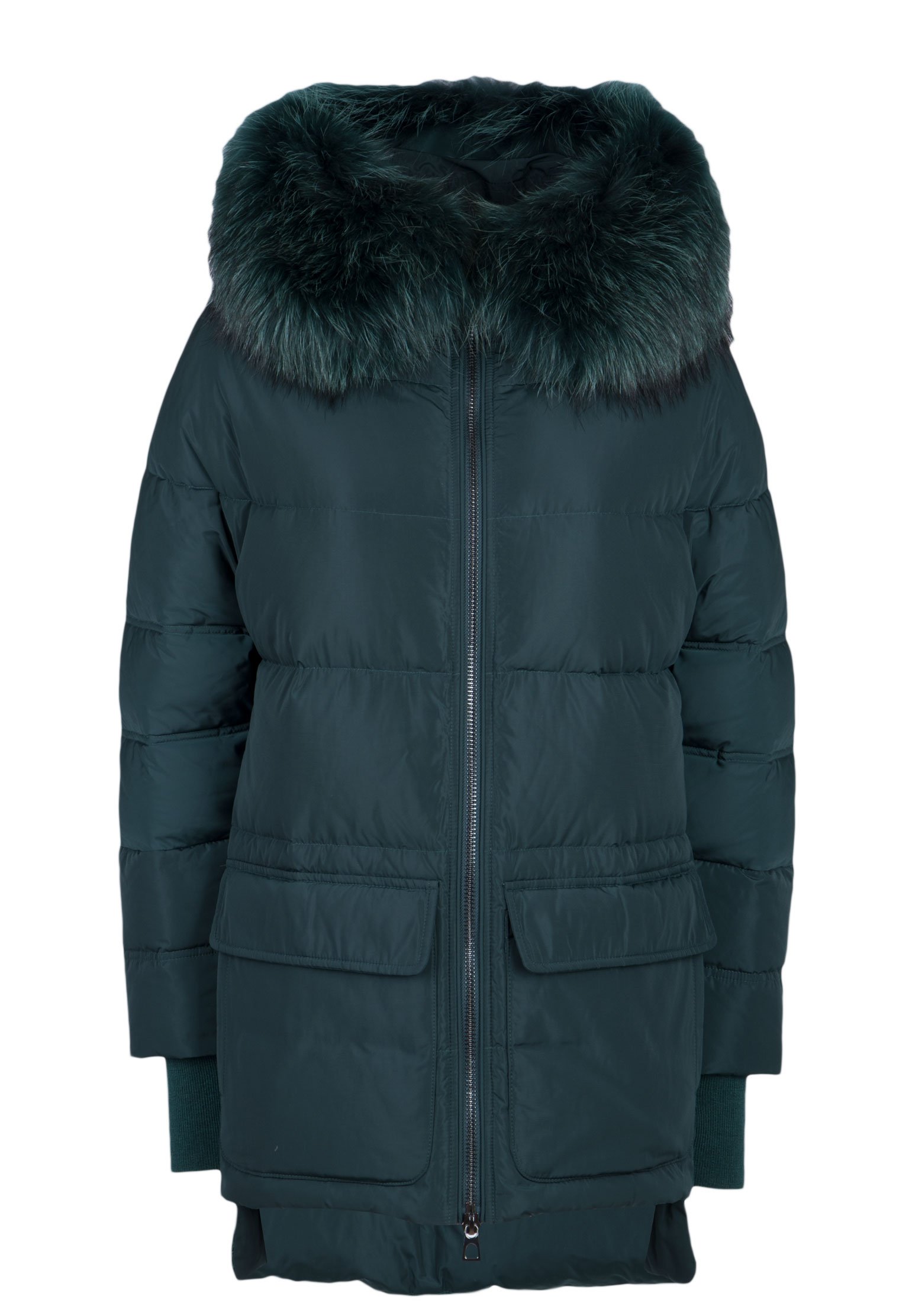 Куртка женская Diego M 102395 зеленая 38 IT