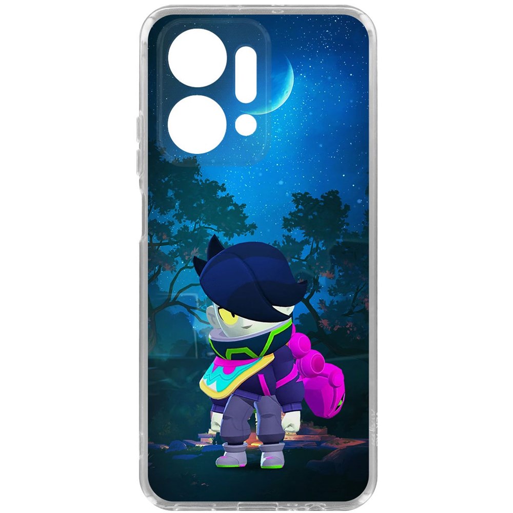 

Чехол-накладка Brawl Stars-Орочи Эдгар для Honor X7a, Прозрачный