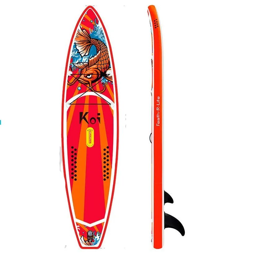 Сап борд (доска Sup Board) 11'6 Koi надувной, двухслойный, с веслом, насосом, страховочным