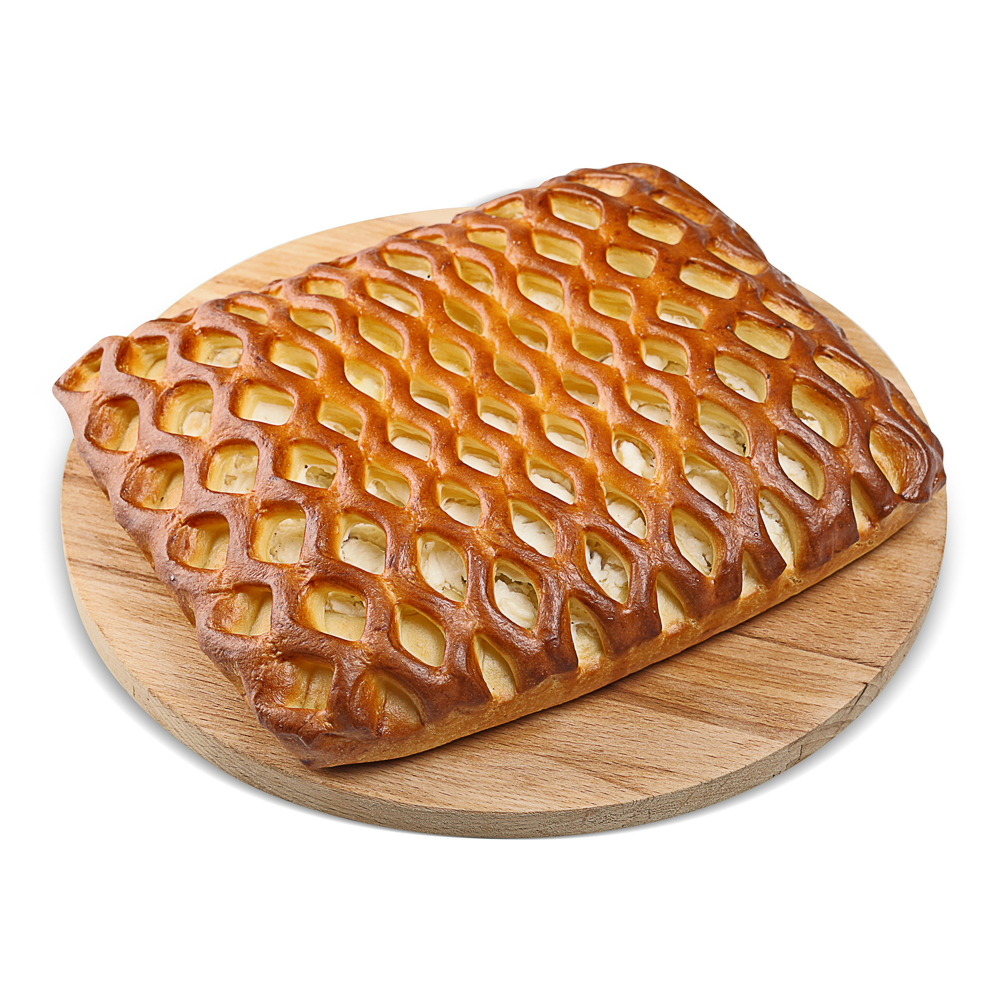 

Пирог с творожной начинкой и изюмом 500 г