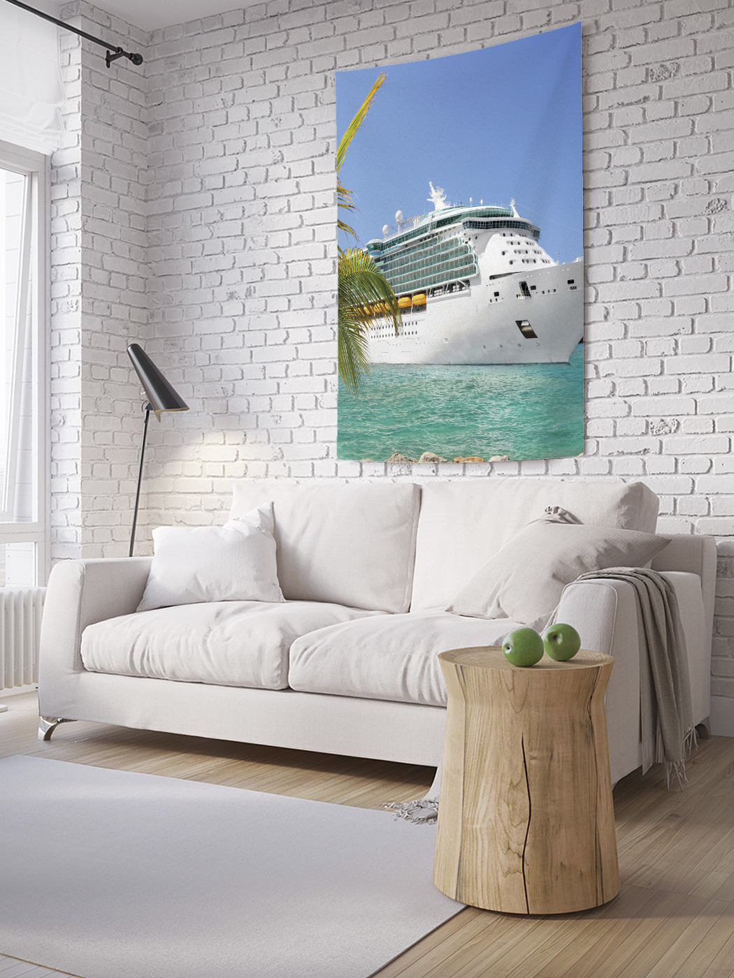 

Вертикальное фотопанно на стену JoyArty Прибытие лайнера 100x150 см, Прибытие лайнера