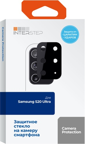 

Защитное стекло InterStep для Samsung Galaxy S20 Ultra (IS-TG-SAM0S20UL-CAM1B0-MEGD00), S20 Ultra