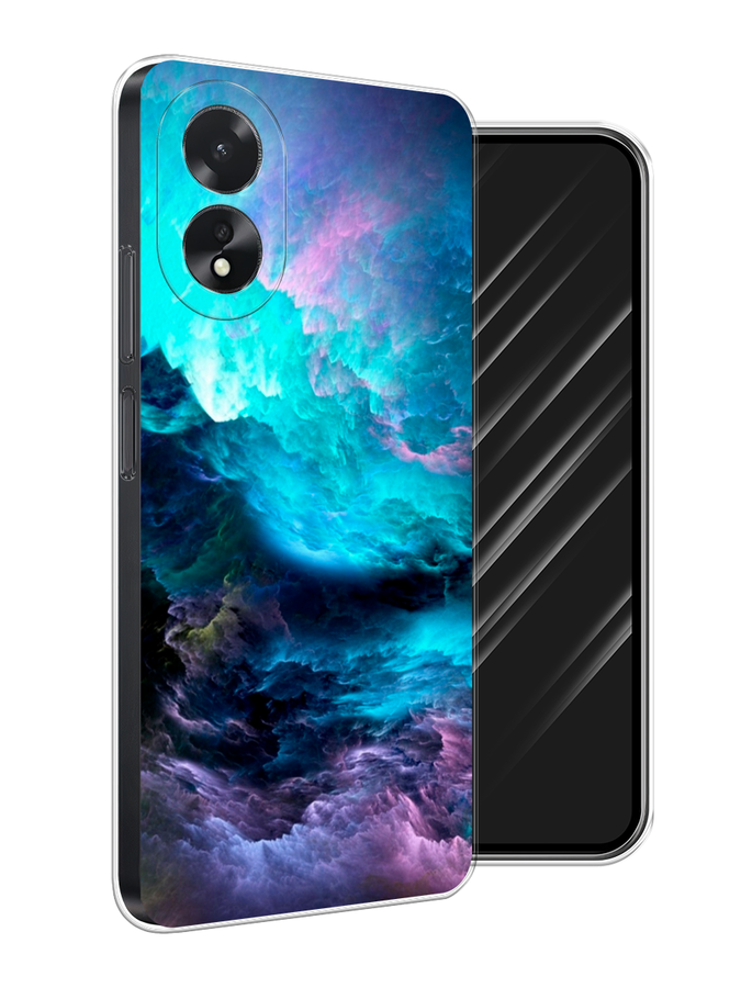 

Чехол Awog на Oppo A18 "Бирюзовое небо", Бирюзовый;фиолетовый;черный, 2515450-1