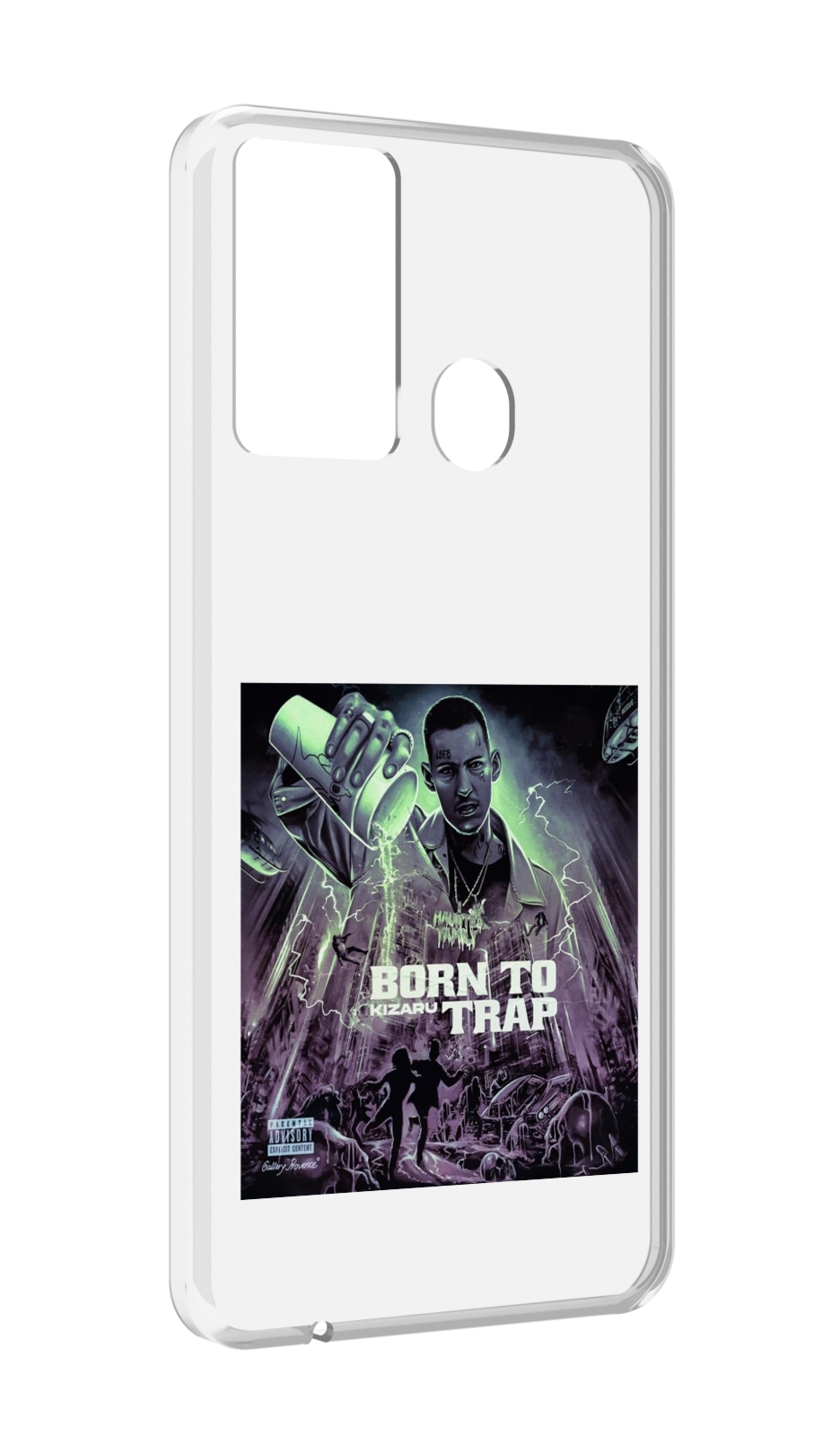 Чехол MyPads Born to Trap Kizaru для Itel P37/Itel Vision 2S