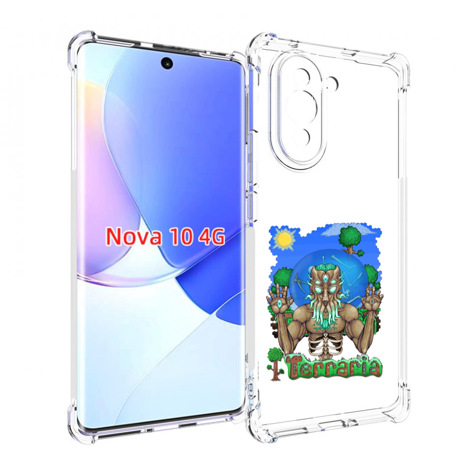 

Чехол MyPads Террария для Huawei Nova 10, Прозрачный, Tocco