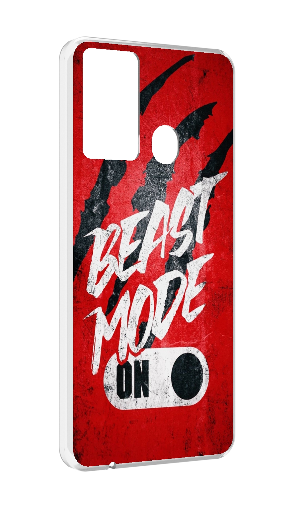 

Чехол MyPads BEAST inside You для Itel P37/Itel Vision 2S, Прозрачный, Tocco