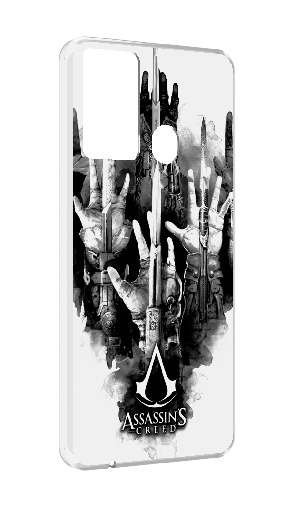 

Чехол MyPads Assassin's Creed скрытый клинок для Itel P37/Itel Vision 2S, Прозрачный, Tocco