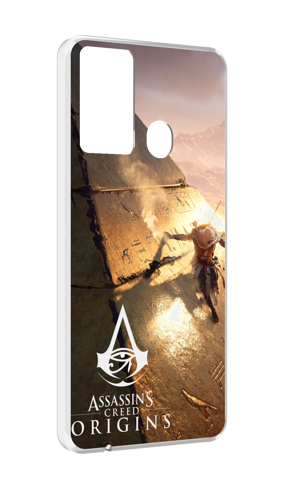 

Чехол MyPads Assassin's Creed Origins для Itel P37/Itel Vision 2S, Прозрачный, Tocco