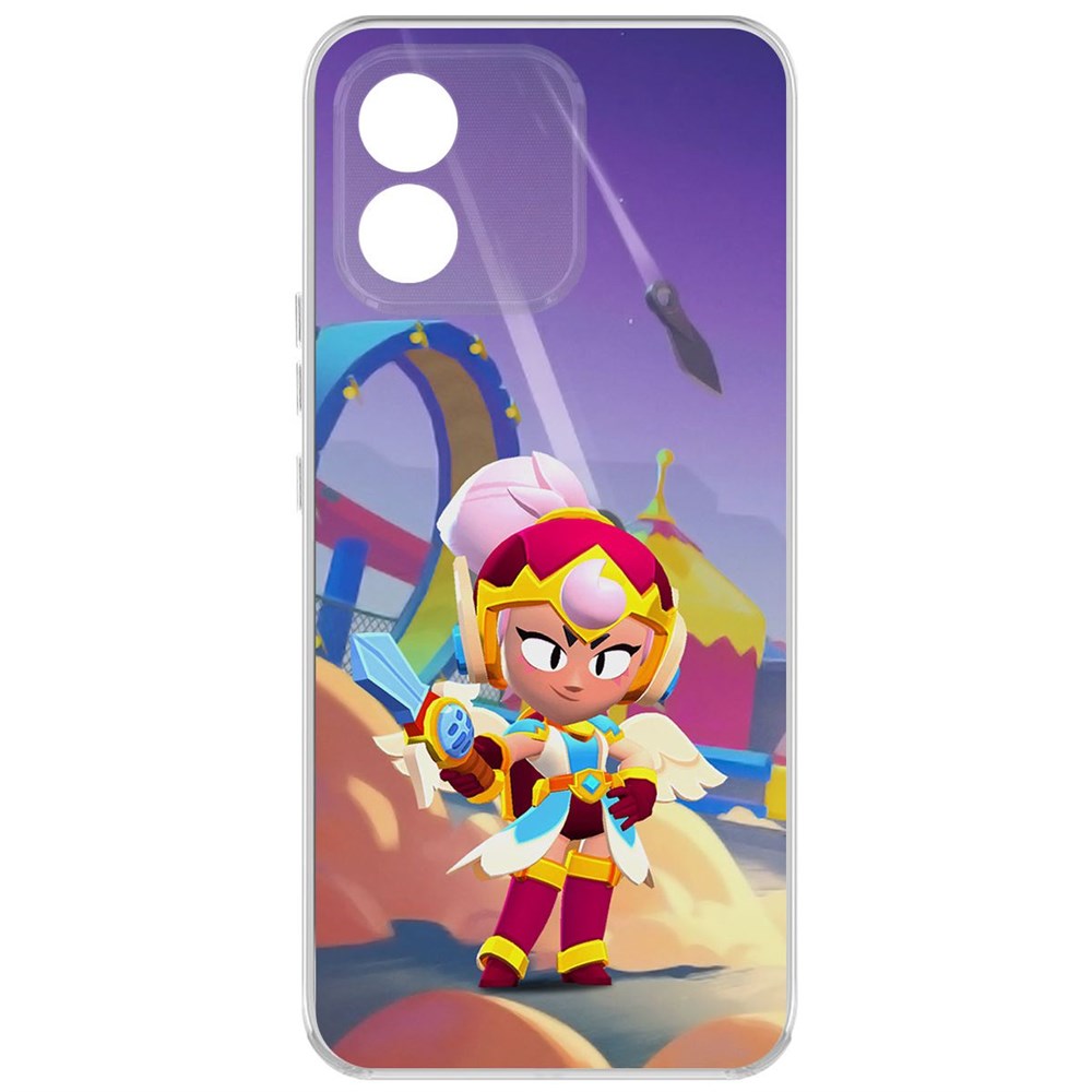 

Чехол-накладка Brawl Stars-Валькирия Джанет для Honor X5, Прозрачный