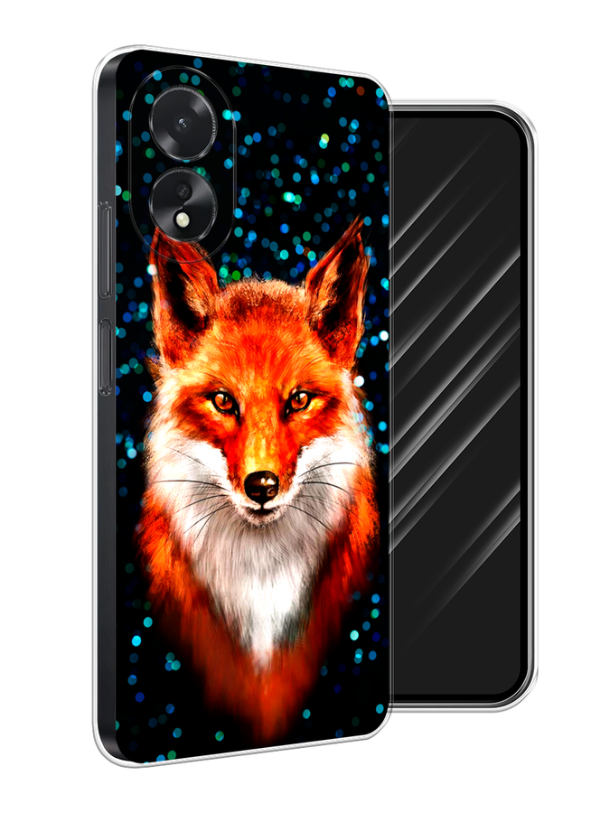 

Чехол Awog на Oppo A18 "Волшебная лиса", Оранжевый;черный;белый, 2515450-1