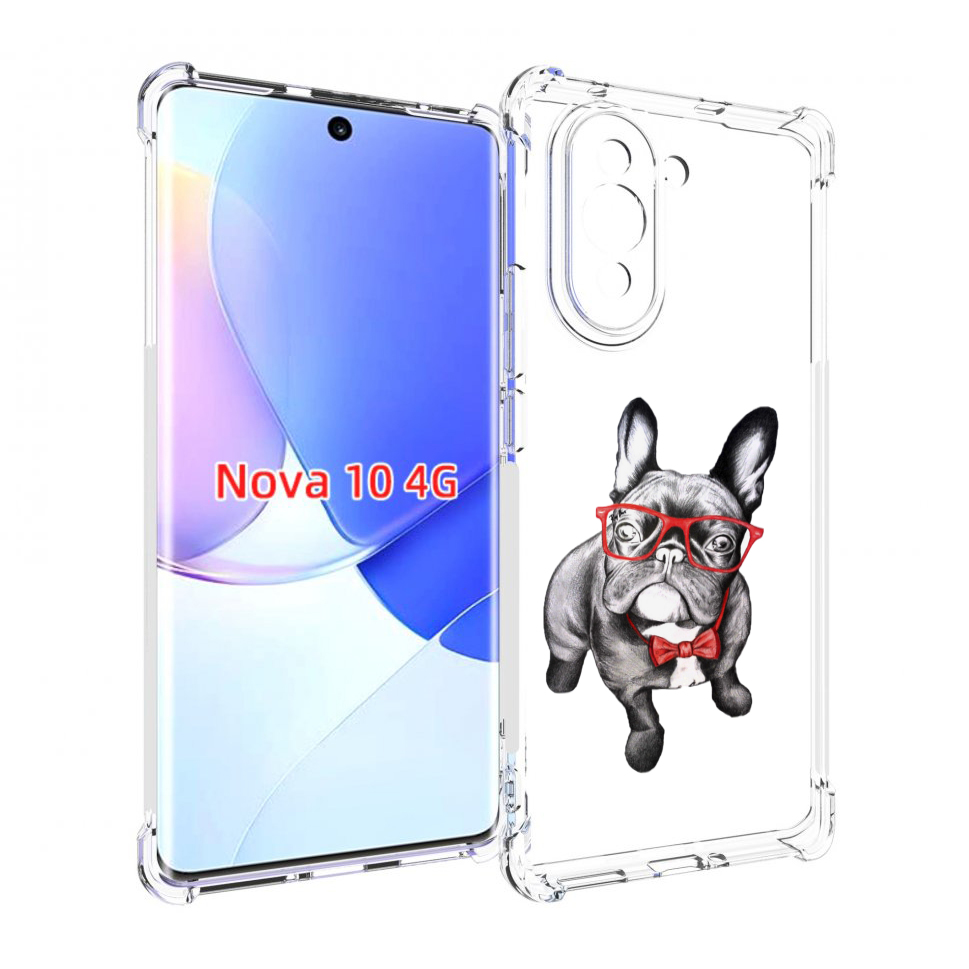 

Чехол MyPads Стильняга для Huawei Nova 10, Прозрачный, Tocco