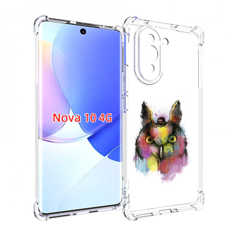 

Чехол MyPads Сова 2 для Huawei Nova 10, Прозрачный, Tocco