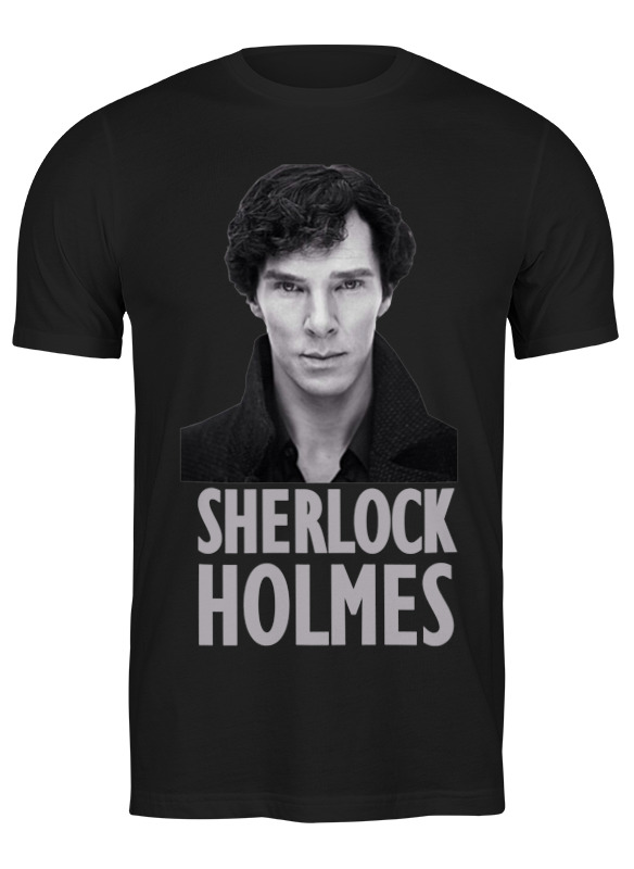 

Футболка мужская Printio Sherlock holmes черная S, Черный, Sherlock holmes