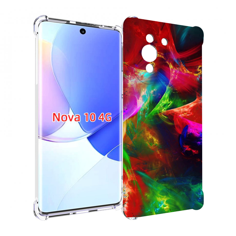 

Чехол MyPads Сияние-красок для Huawei Nova 10, Прозрачный, Tocco