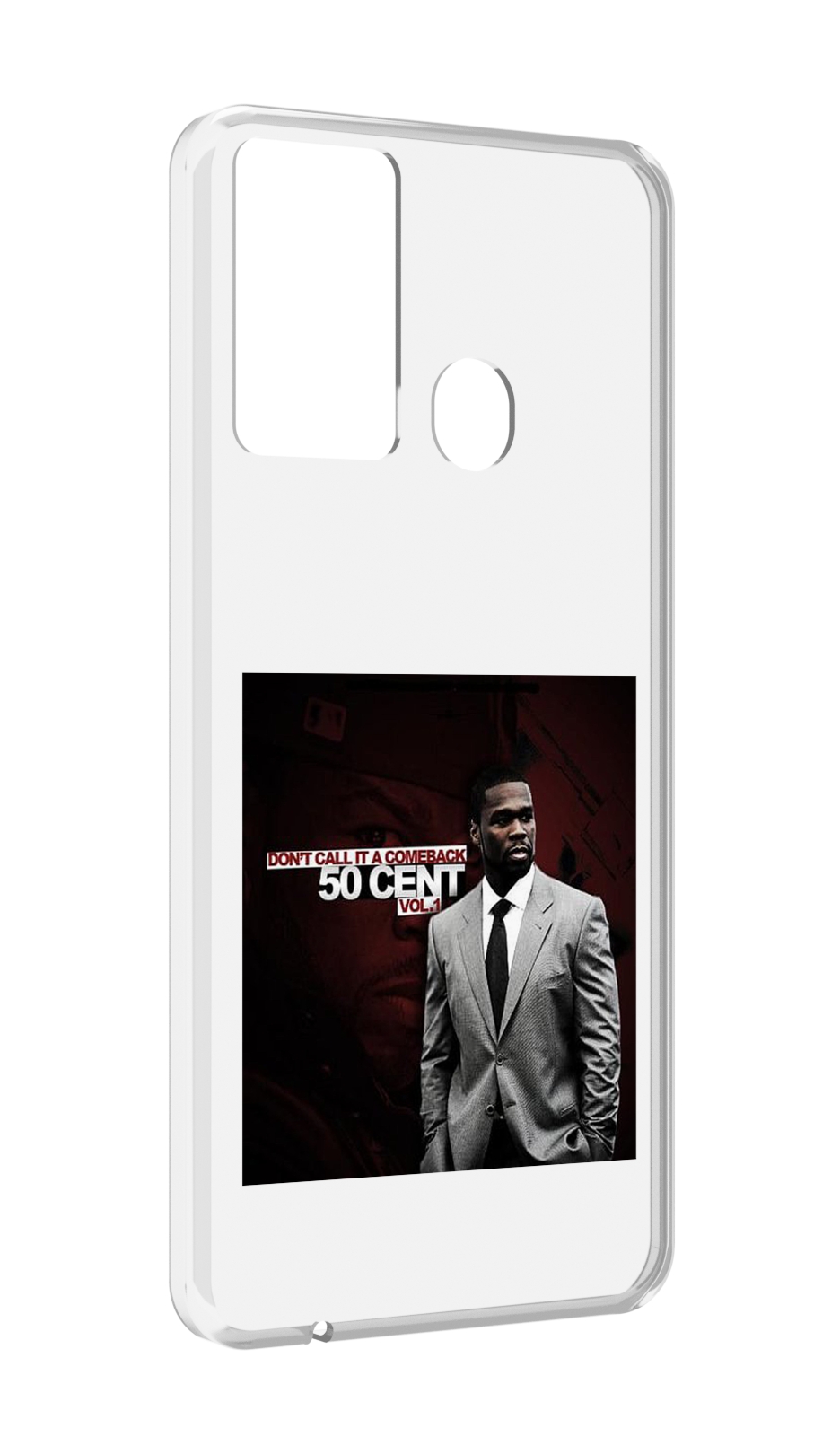 

Чехол MyPads 50 Cent - Dont Call It A Comeback Vol для Itel P37/Itel Vision 2S, Прозрачный, Tocco