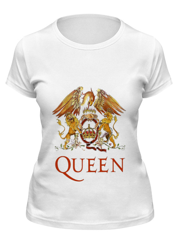 

Футболка женская Printio Queen белая S, Белый, Queen