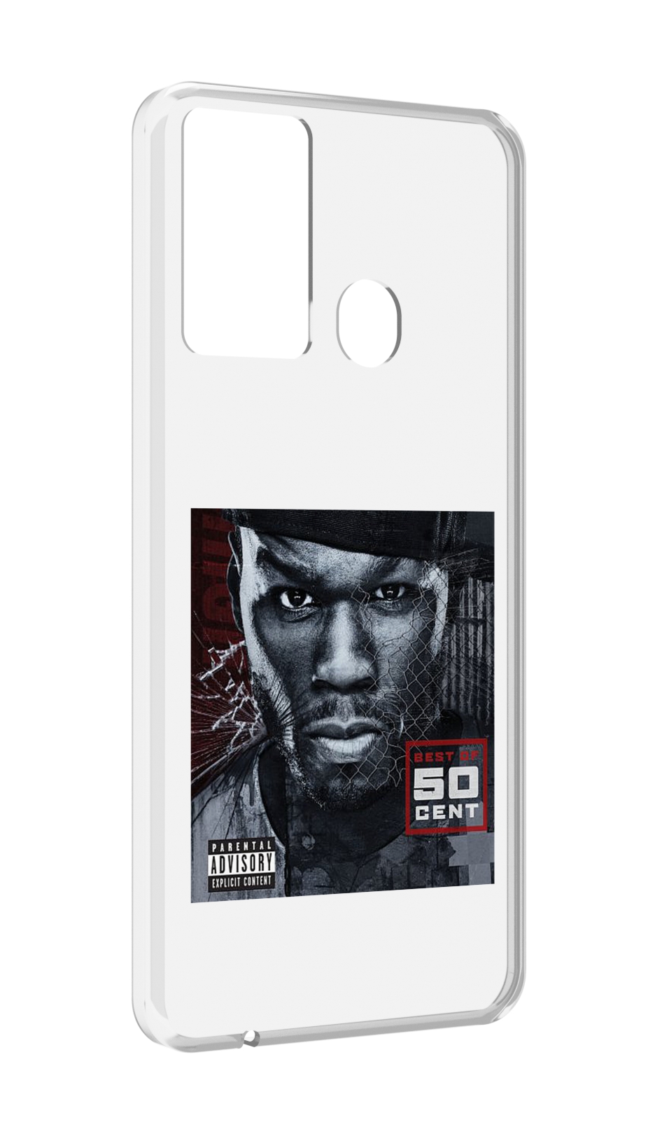 

Чехол MyPads 50 Cent - Best Of для Itel P37/Itel Vision 2S, Прозрачный, Tocco