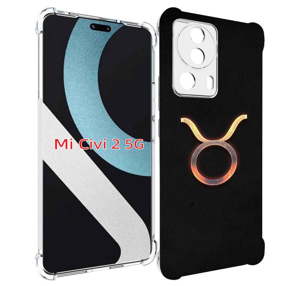 

Чехол MyPads знак зодиака телец 5 для Xiaomi Civi 2, Прозрачный, Tocco