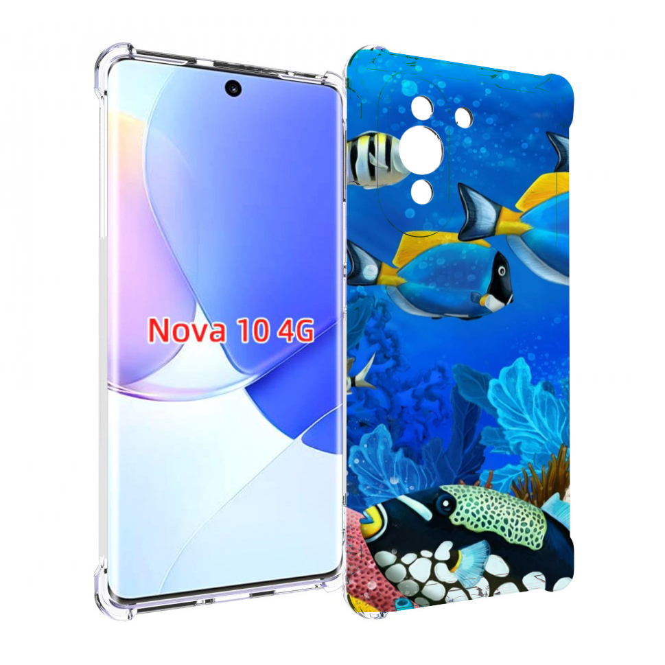 Чехол MyPads Рыбки для Huawei Nova 10