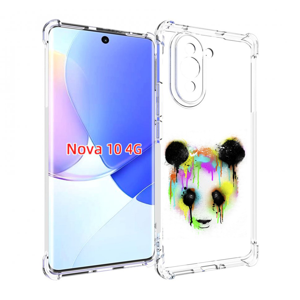 

Чехол MyPads Радужная панда для Huawei Nova 10, Прозрачный, Tocco