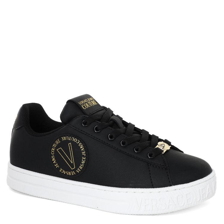 

Кеды женские Versace Jeans Couture 74VA3SK3 черные 37 EU, 74VA3SK3