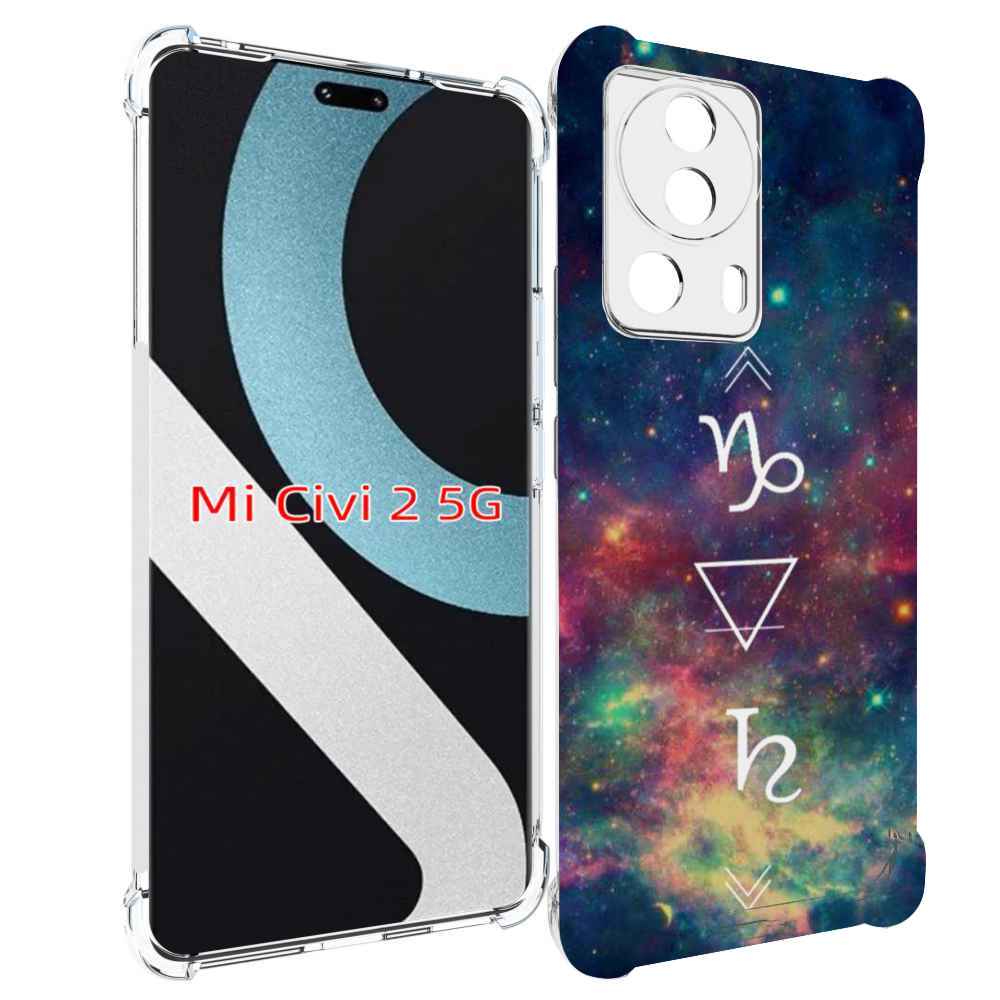 

Чехол MyPads знак зодиака козерог 5 для Xiaomi Civi 2, Прозрачный, Tocco