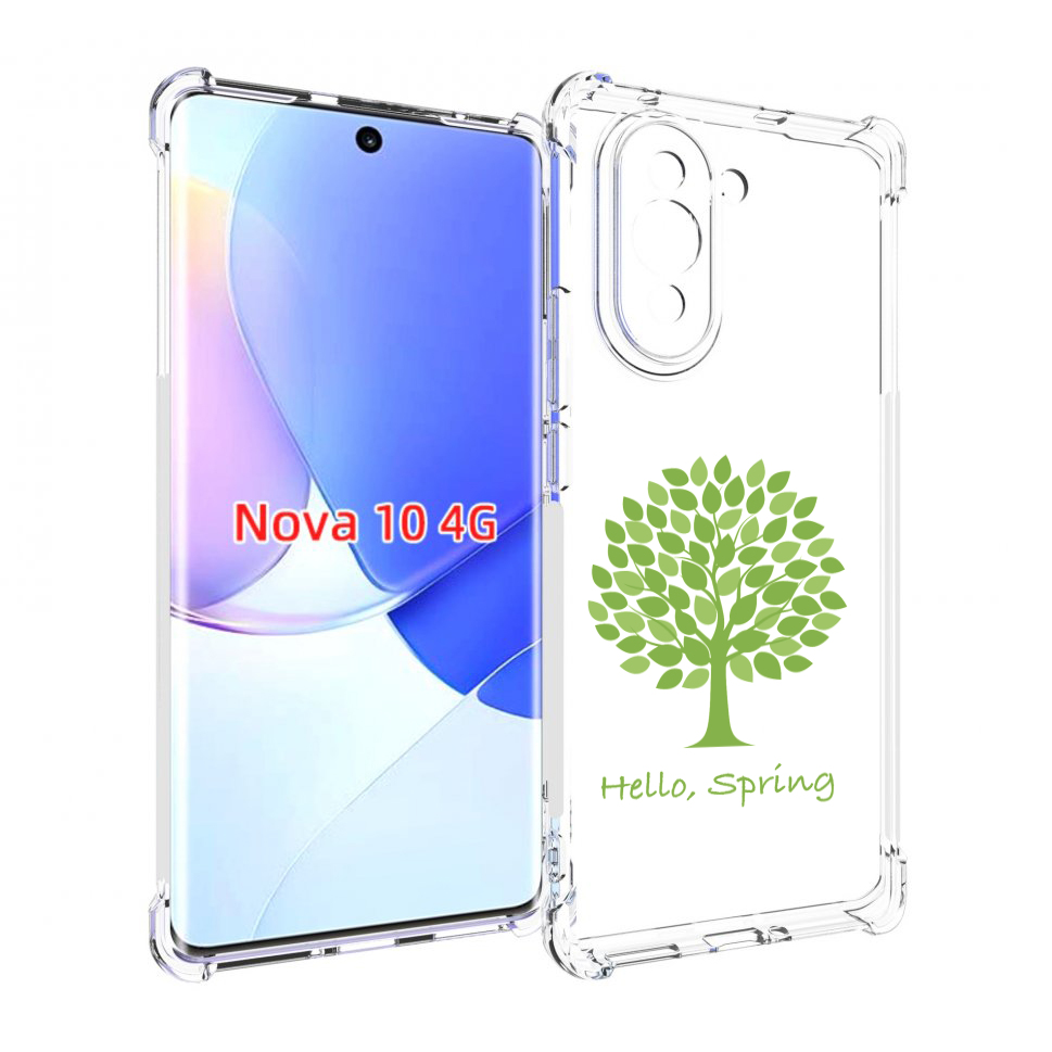 

Чехол MyPads Привет-весна для Huawei Nova 10, Прозрачный, Tocco
