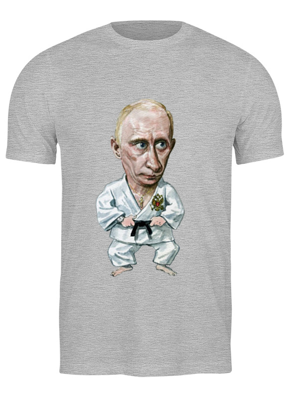 

Футболка мужская Printio Путин серая S, Путин