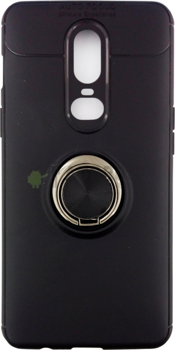 

Чехол AUTO FOCUS (с держателем кольцом) OnePlus 6 (Black)