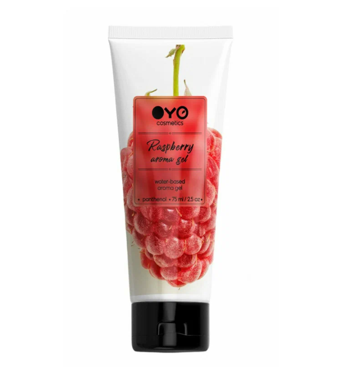 

Лубрикант на водной основе OYO Aroma Gel Raspberry с ароматом малины - 75 мл.