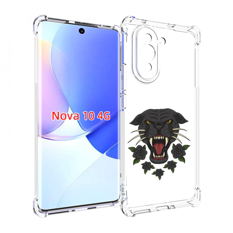 

Чехол MyPads Пантера для Huawei Nova 10, Прозрачный, Tocco