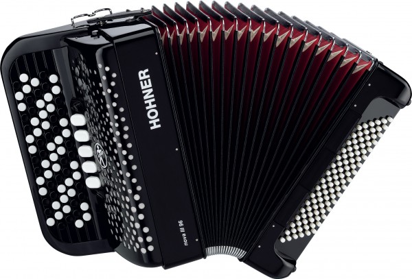 Hohner Nova III 96 (A1572/А4272) Black Кнопочный аккордеон