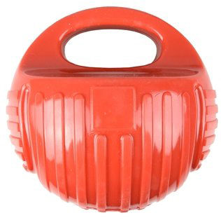 Игрушка для собак M-Pets Мяч-гиря C7132, оранжевый, 18 см